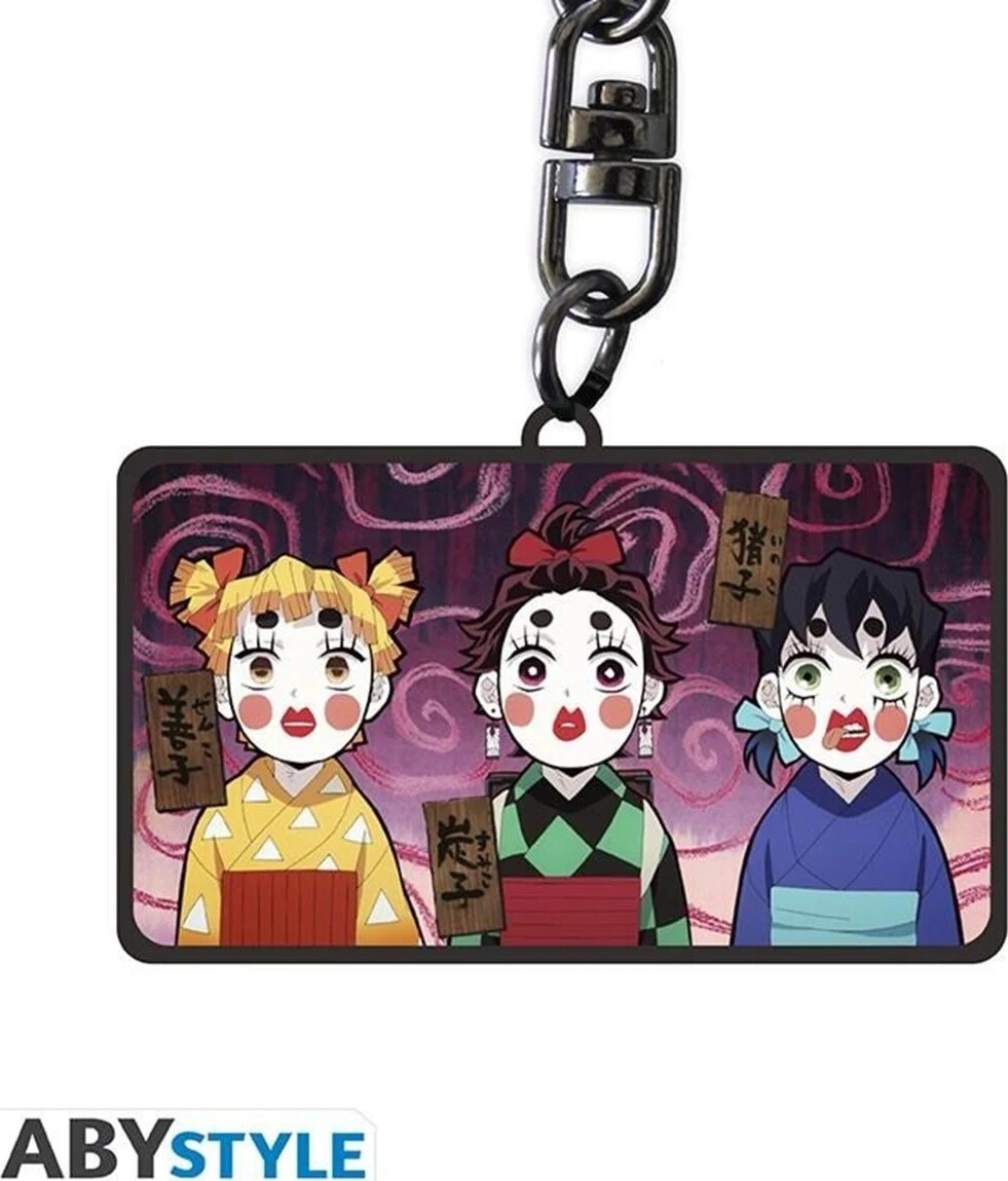 ABYstyle - DEMON SLAYER - Keychain Sumiko Zenko & Inoko - Nøglering