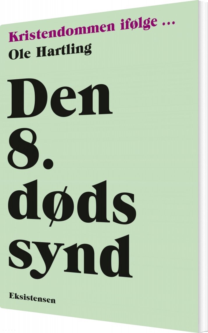Den 8. Dødssynd - Ole Hartling - Bog