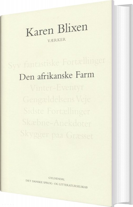 Billede af Den Afrikanske Farm - Karen Blixen - Bog