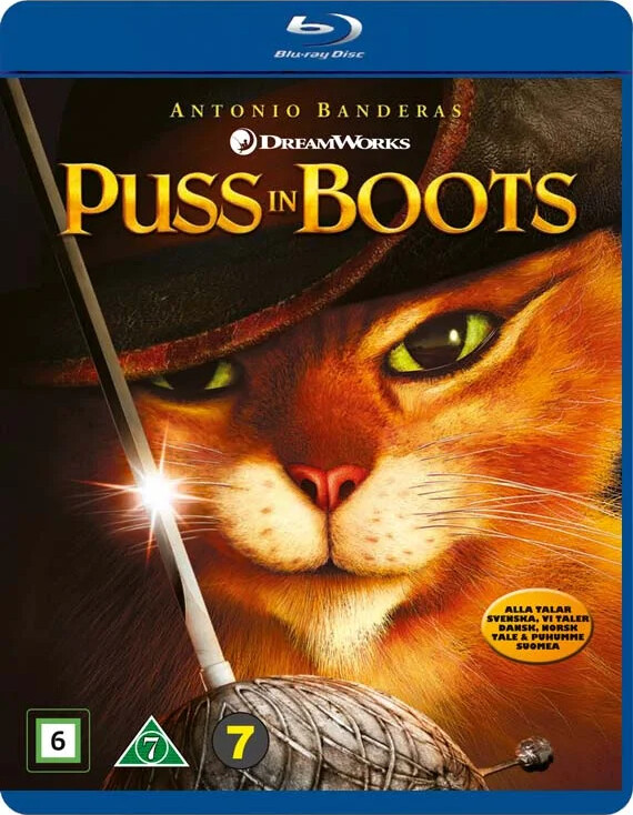 Den Bestøvlede Kat / Puss In Boots - Blu-Ray