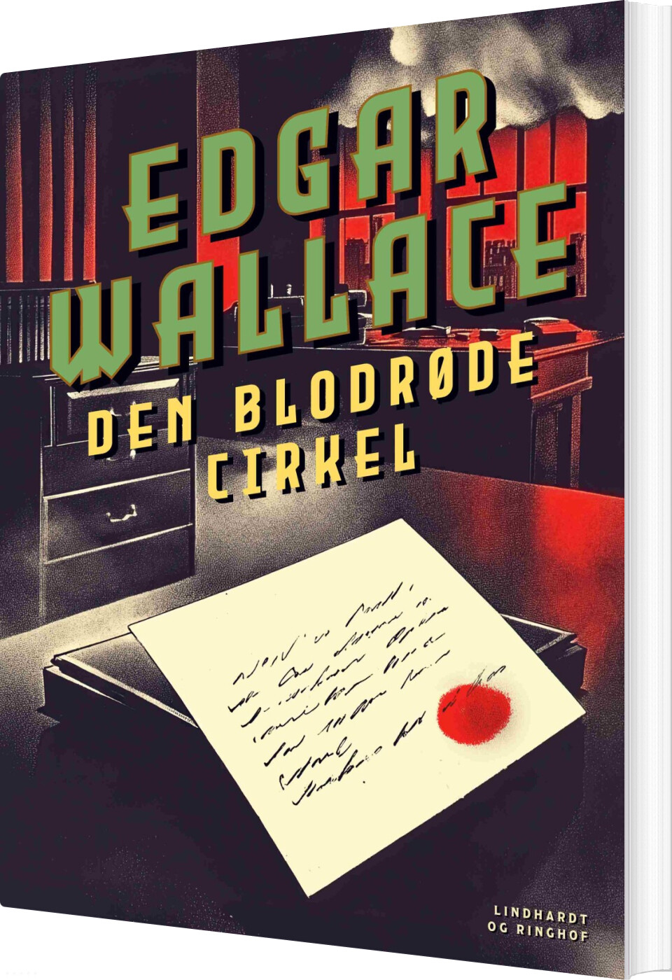 Den Blodrøde Cirkel - Edgar Wallace - Bog