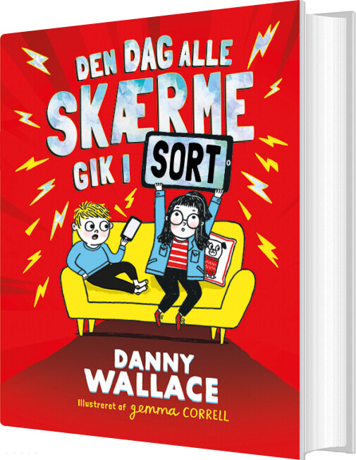 Billede af Den Dag Alle Skærme Gik I Sort - Danny Wallace - Bog hos Gucca.dk