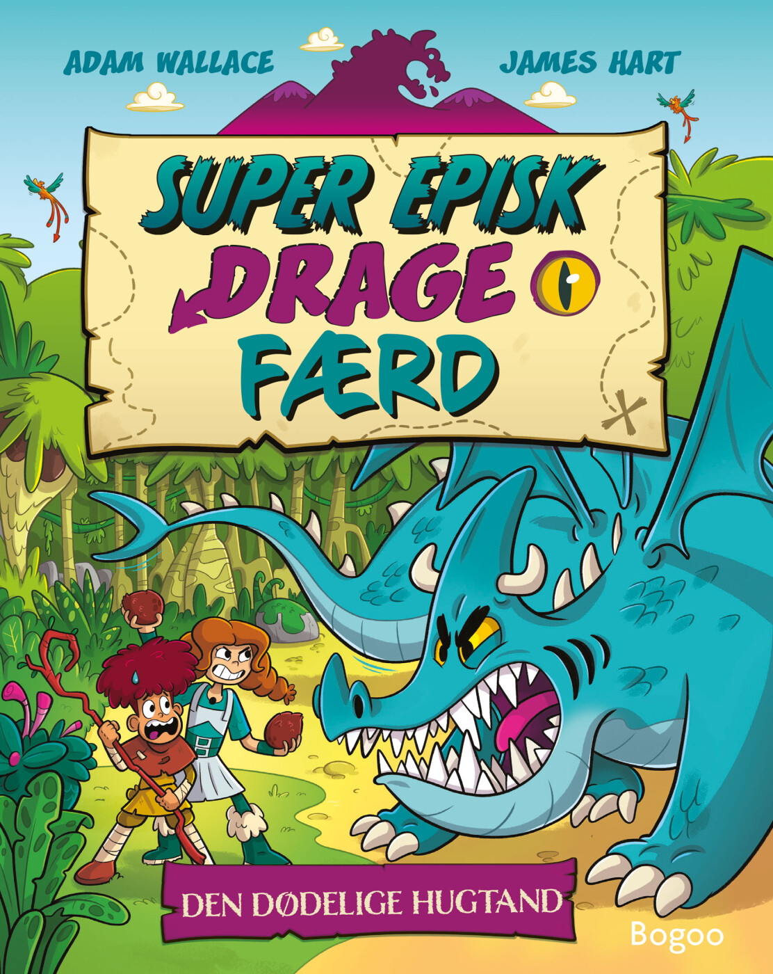 Den Dødelige Hugtand - Super Episk Drage Færd - Adam Wallace - Bog