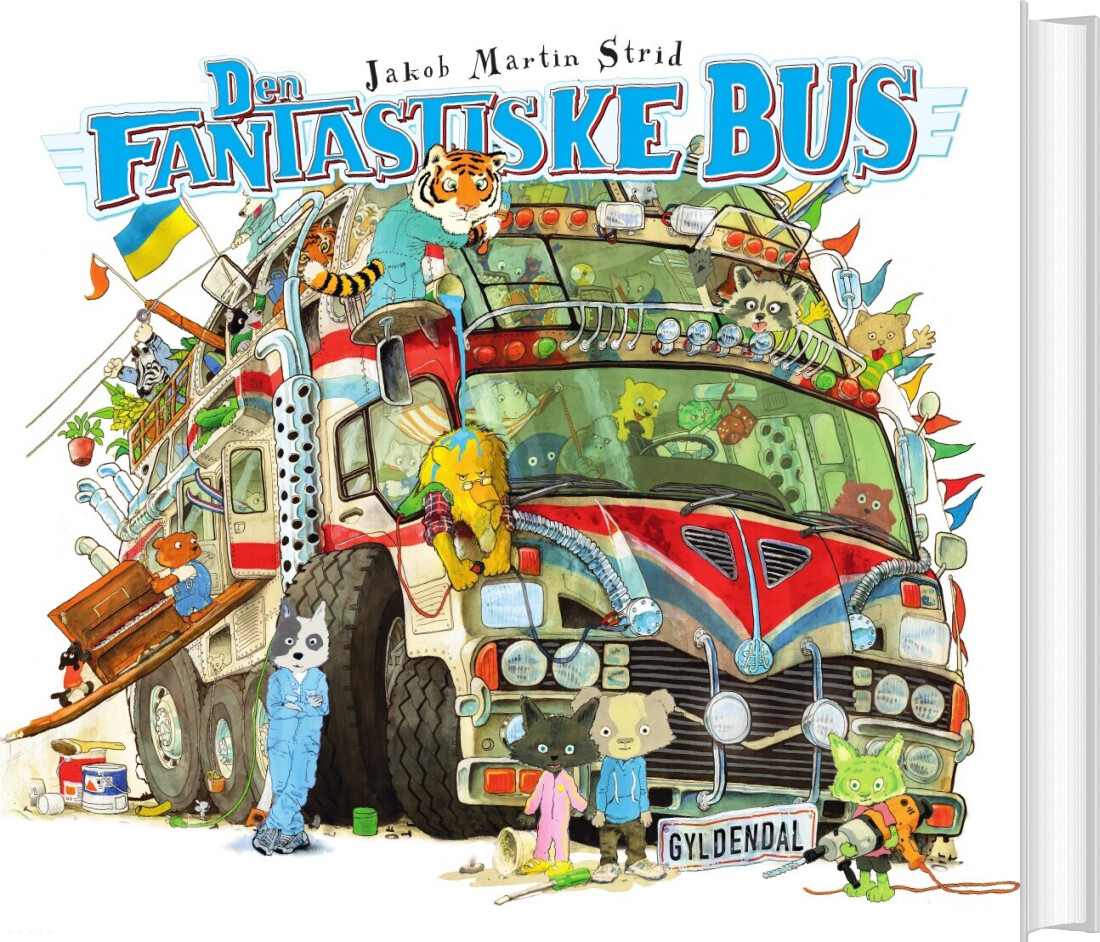Den Fantastiske Bus - Medium Udgave - Jakob Martin Strid - Bog