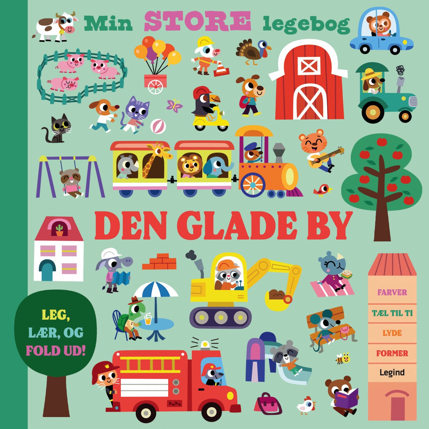 Den Glade By - Min Store Legebog - Bog