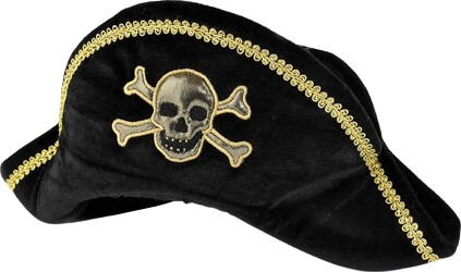 Den Goda Fen - Velvet Pirate Hat Deluxe (f7580)