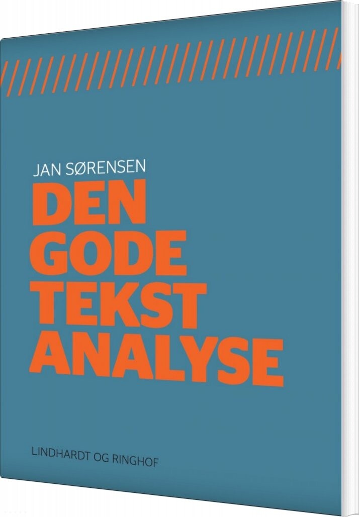 Billede af Den Gode Tekstanalyse - Jan Sørensen - Bog