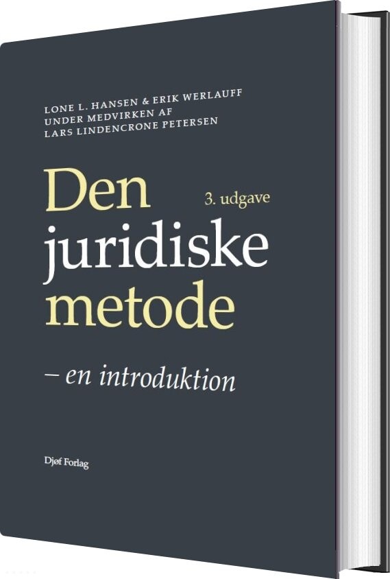 Den Juridiske Metode - Erik Werlauff - Bog
