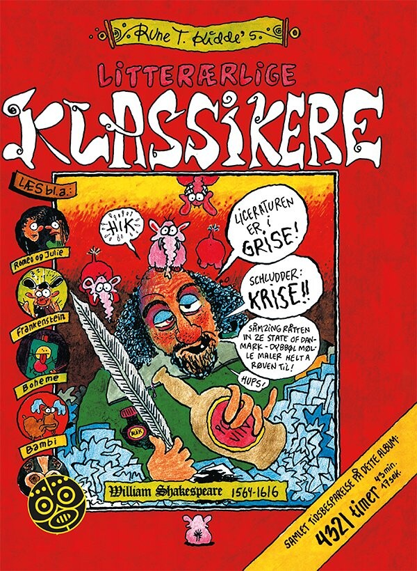Billede af Litterærlige Klassikere - Rune T. Kidde - Tegneserie hos Gucca.dk
