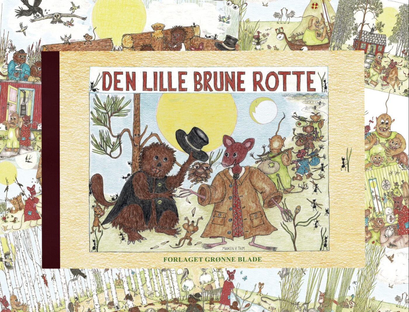 Den Lille Brune Rotte - Maiken Hilda Thim - Bog