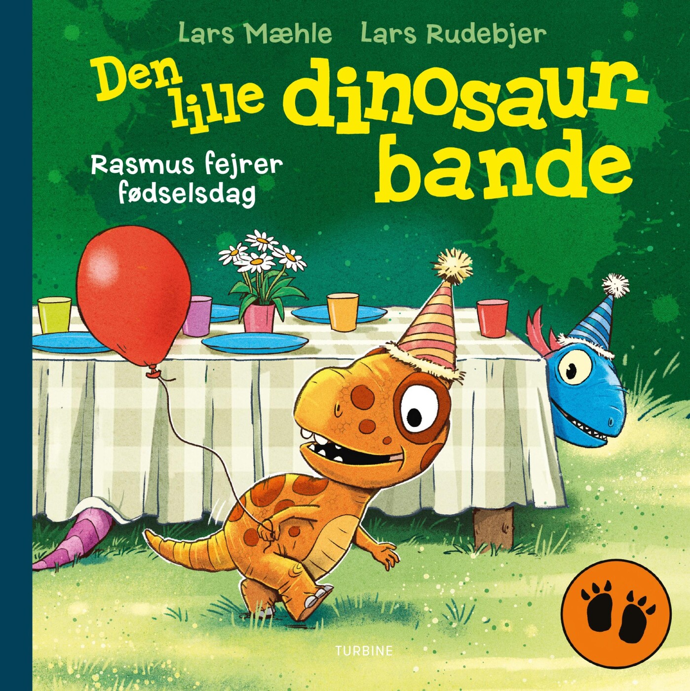 Den Lille Dinosaurbande - Rasmus Fejrer Fødselsdag - Lars Mæhle - Bog