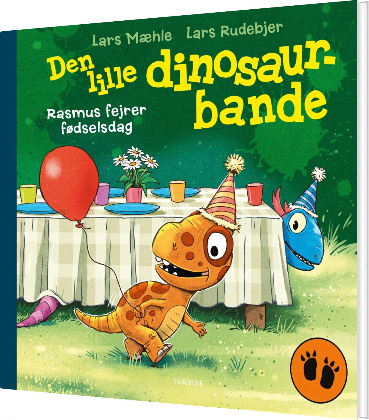 Den Lille Dinosaurbande - Rasmus Fejrer Fødselsdag - Lars Mæhle - Bog