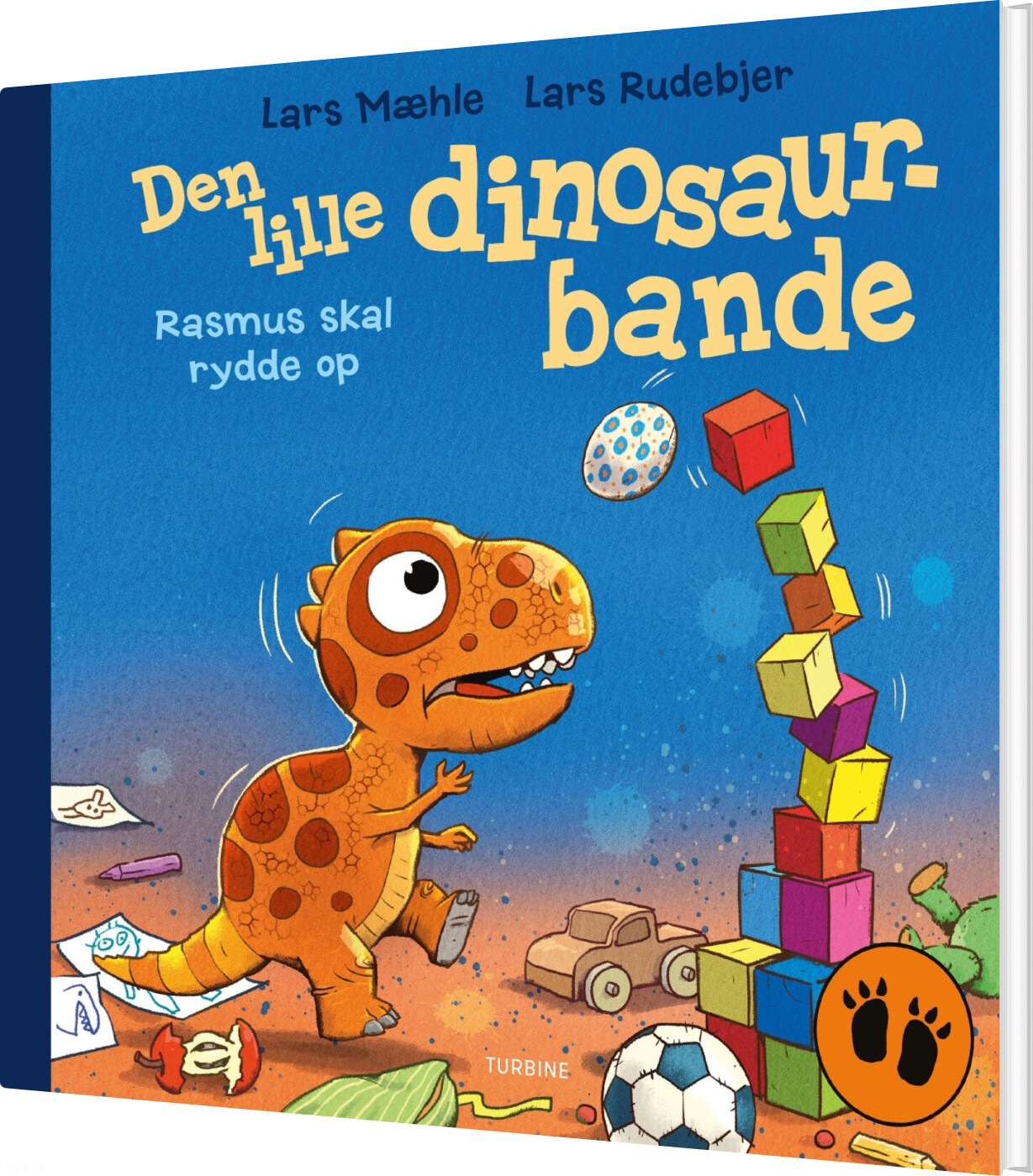 Den Lille Dinosaurbande - Rasmus Skal Rydde Op - Lars Mæhle - Bog