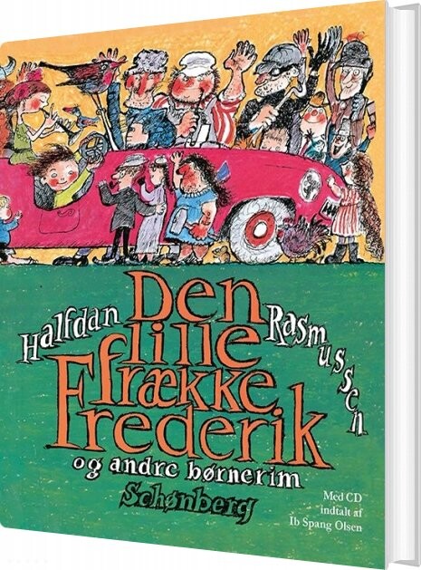 Den Lille Frække Frederik Med Cd - Halfdan Rasmussen - Bog