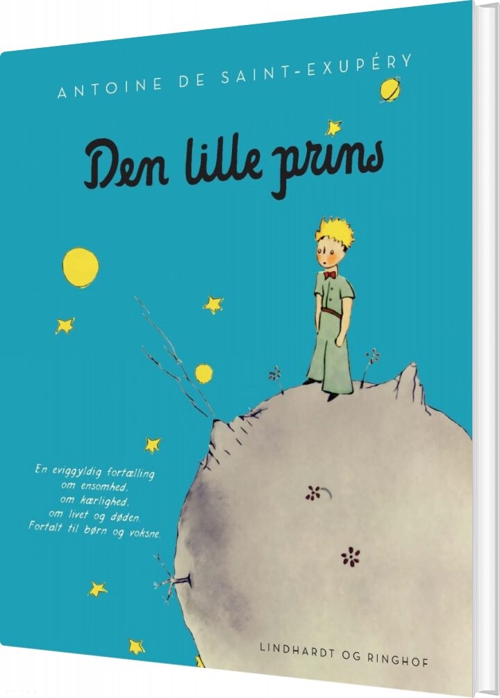 Billede af Den Lille Prins - Lyseblå Med Smudsomslag - Antoine De Saint-exupéry - Bog