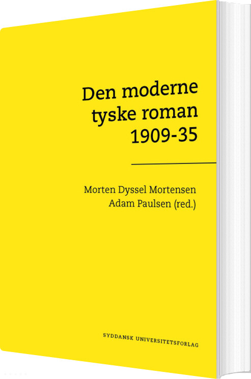 Den Moderne Tyske Roman 1909-35 - Bog