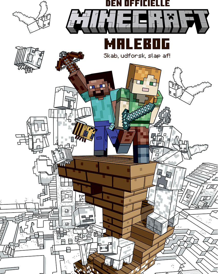 Den Officielle Minecraft Malebog - Bog