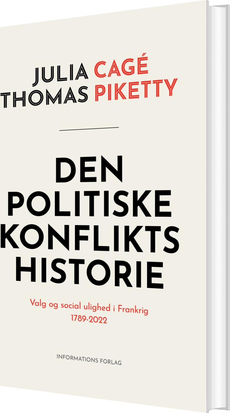 Billede af Den Politiske Konflikts Historie - Thomas Piketty - Bog