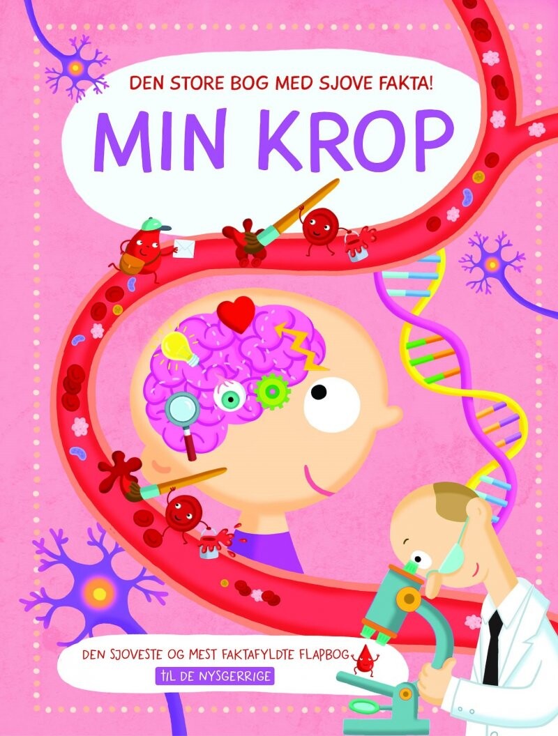 Min Krop - Til De Nysgerrige - Papbog Med Flapper - Karrusel Forlag - Bog