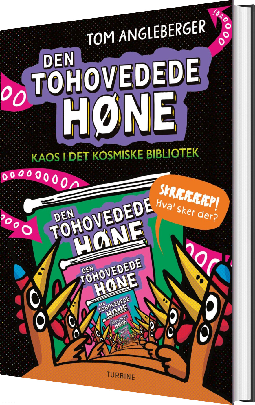 Den Tohovedede Høne. Kaos I Det Kosmiske Bibliotek - Tom Angleberger - Bog
