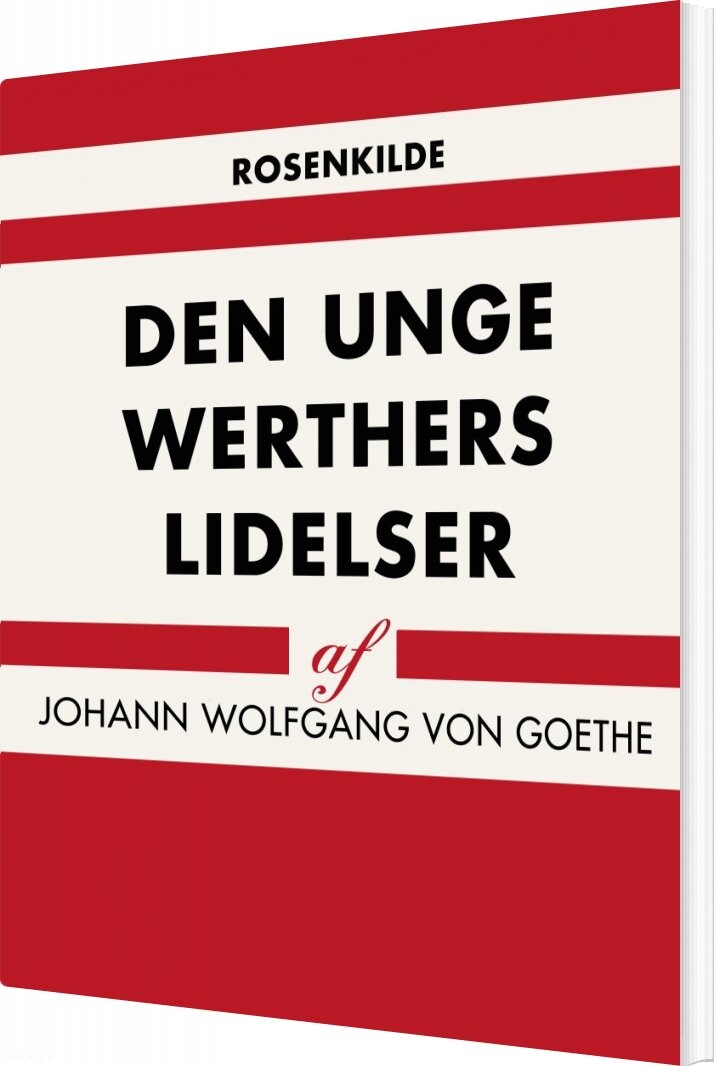 Billede af Den Unge Werthers Lidelser - Johann Wolfgang Von Goethe - Bog