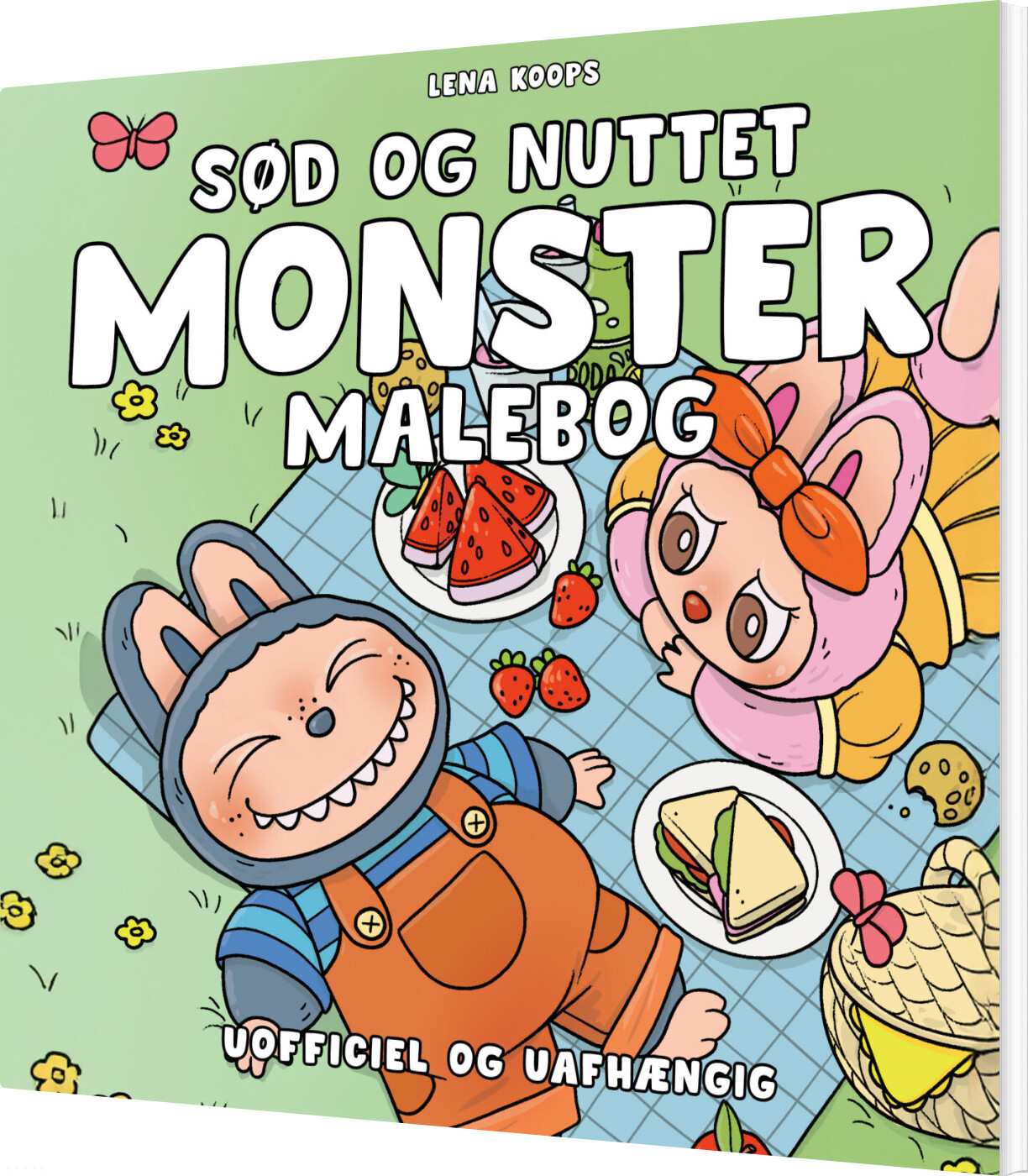Sød Og Nuttet Monster Malebog - Cozy Coloring - Lena Koops - Bog