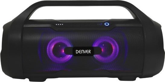 Denver – Bluetooth Højttaler Med Led Lys – Vandtæt – 3000 Mah – Sort