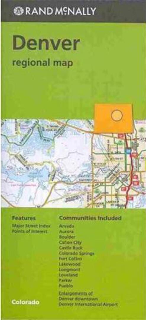 Billede af Denver Regional Map - Rand Mcnally - English Book