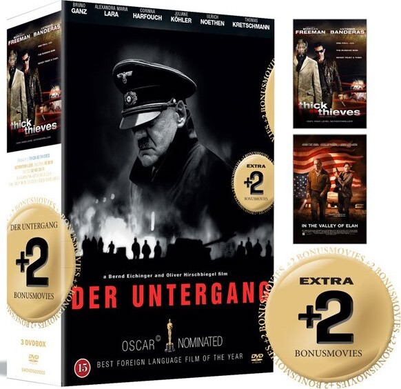Der Untergang // Thick As Thieves // In The Valley Of Elah - DVD - Film