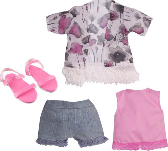Design A Friend Sæt Med Shorts Og Bluse