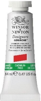 Winsor & Newton - Designers Gouache Maling 14 Ml - Red 901