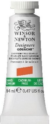 Winsor & Newton - Designers Gouache Maling 14 Ml - Scarlet 903