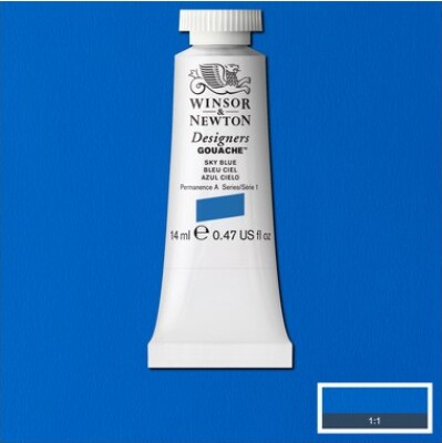 Winsor & Newton - Designers Gouache - 14 Ml - Sky Blå