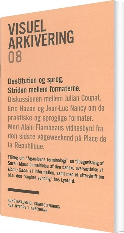 Destitution Og Sprog. Striden Mellem Formaterne - Carsten Juhl - Bog