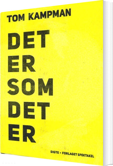 Det Er Som Det Er - Tom Kampman - Bog