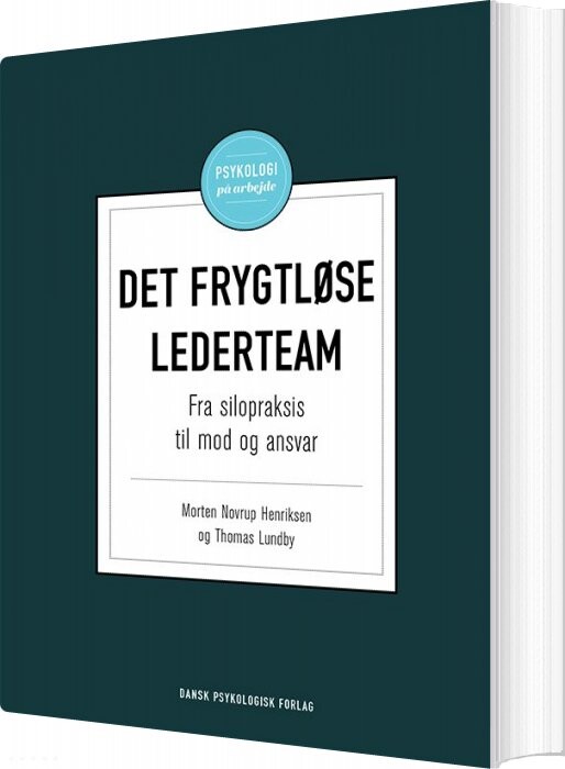 Det Frygtløse Lederteam - Morten Novrup Henriksen - Bog