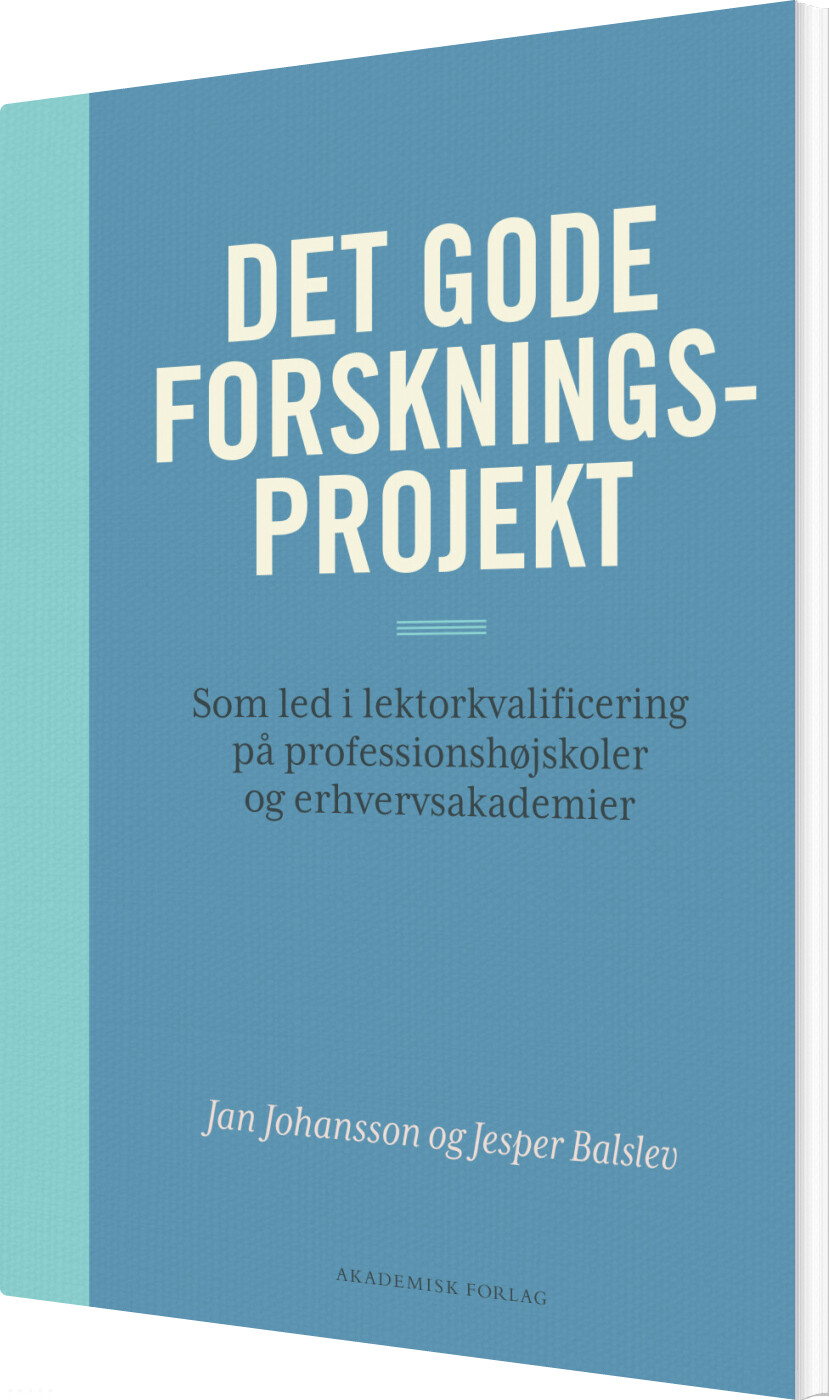 Billede af Det Gode Forskningsprojekt - Jan Johansson - Bog
