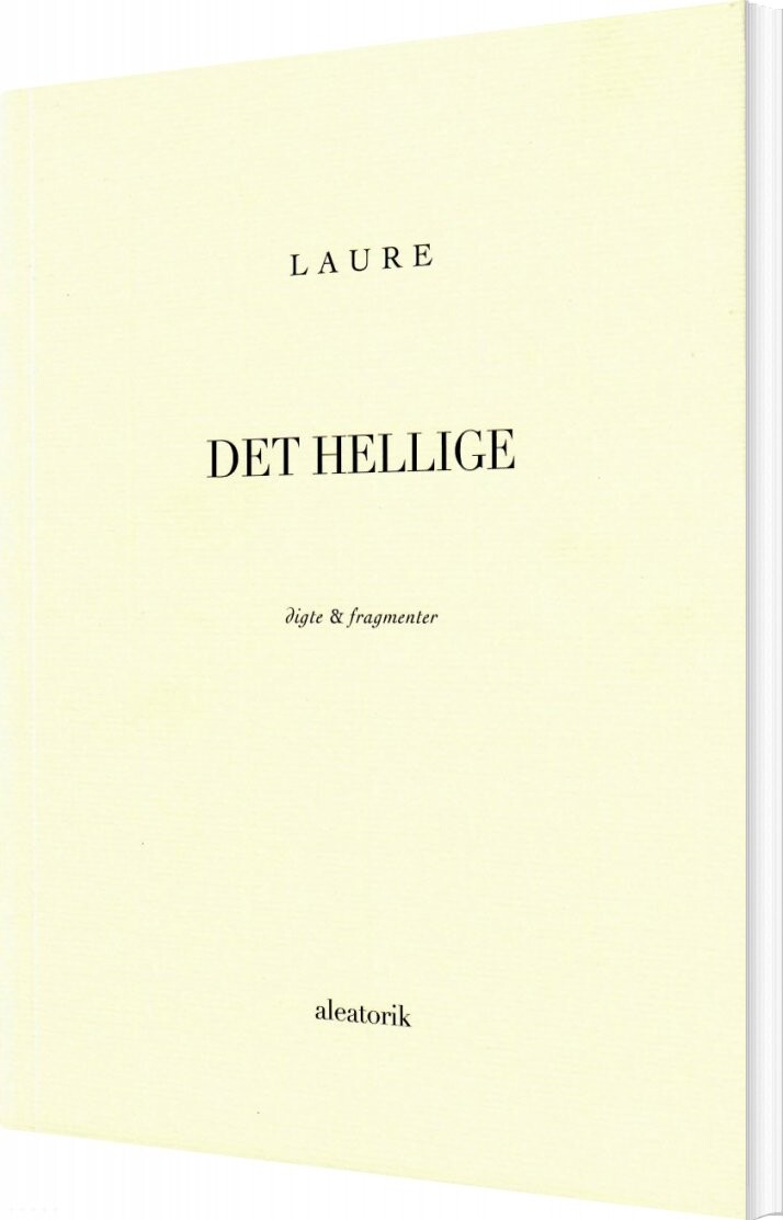 Billede af Det Hellige - Laure - Bog