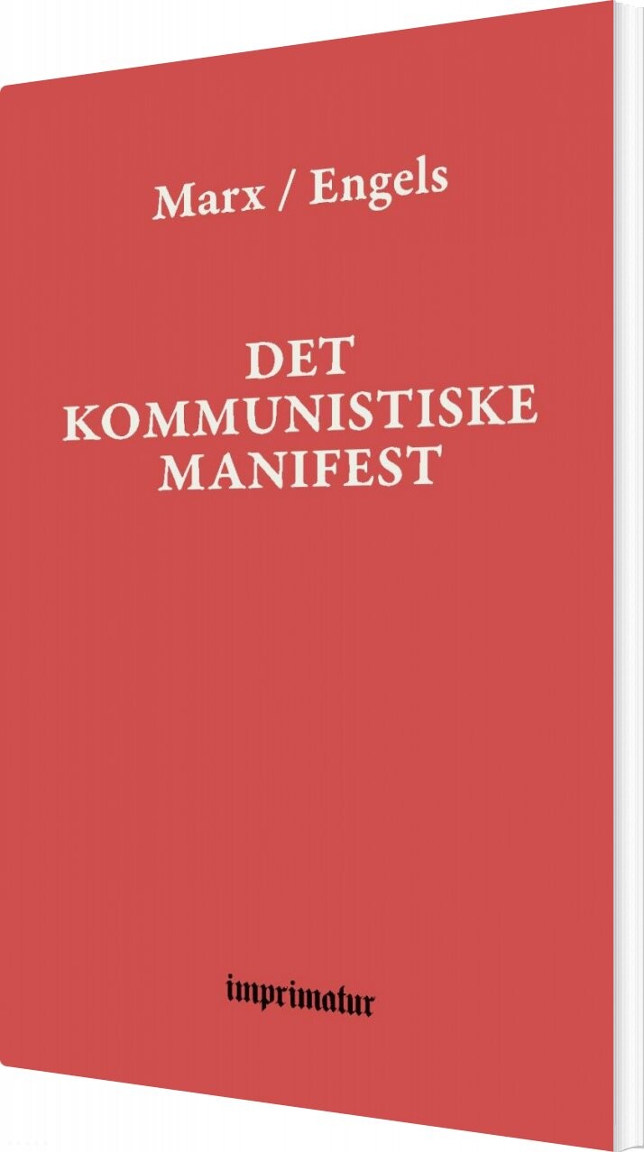 Billede af Det Kommunistiske Manifest - Karl Marx Friedrich Engels - Bog