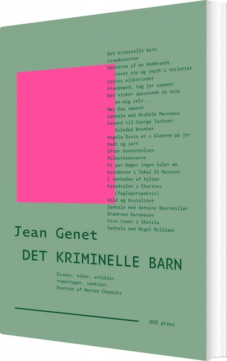 Billede af Det Kriminelle Barn - Jean Genet - Bog