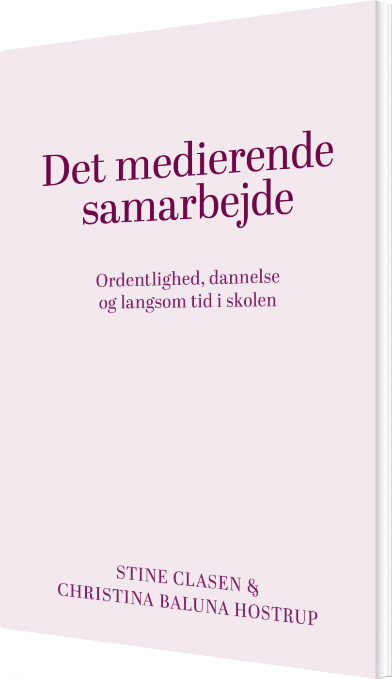 Det Medierende Samarbejde - Christina Baluna Hostrup - Bog