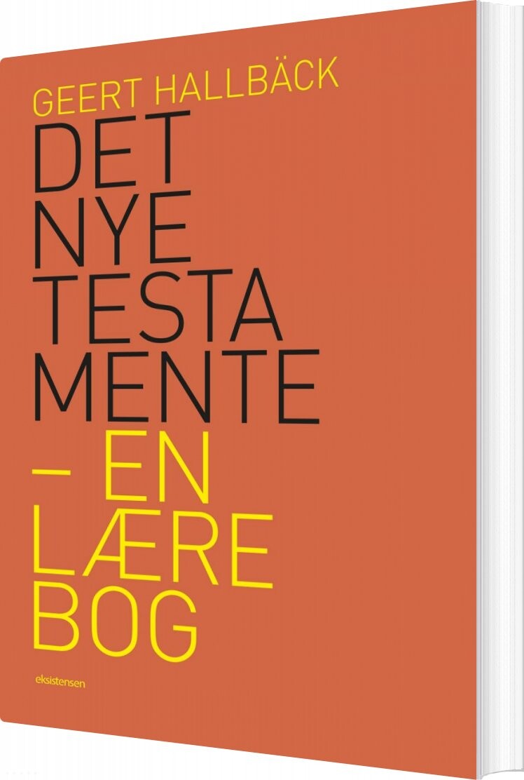 Se Det Nye Testamente - En Lærebog - Geert Hallbäck - Bog hos Gucca.dk