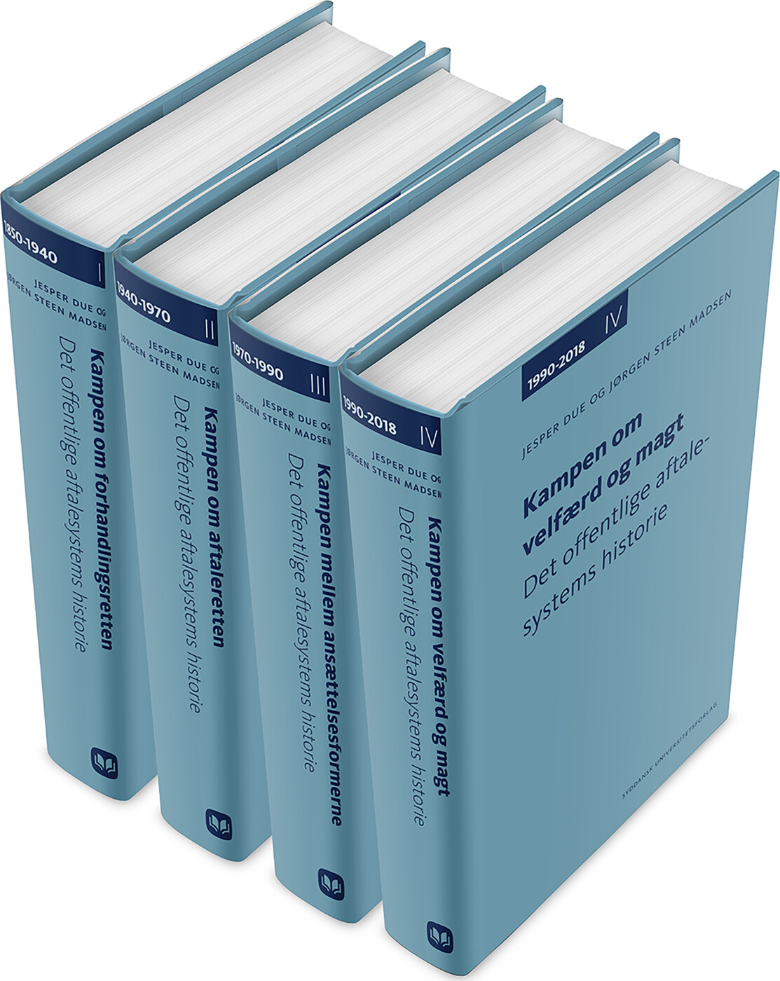 Det Offentlige Aftalesystems Historie I-iv - Jesper Due - Bog