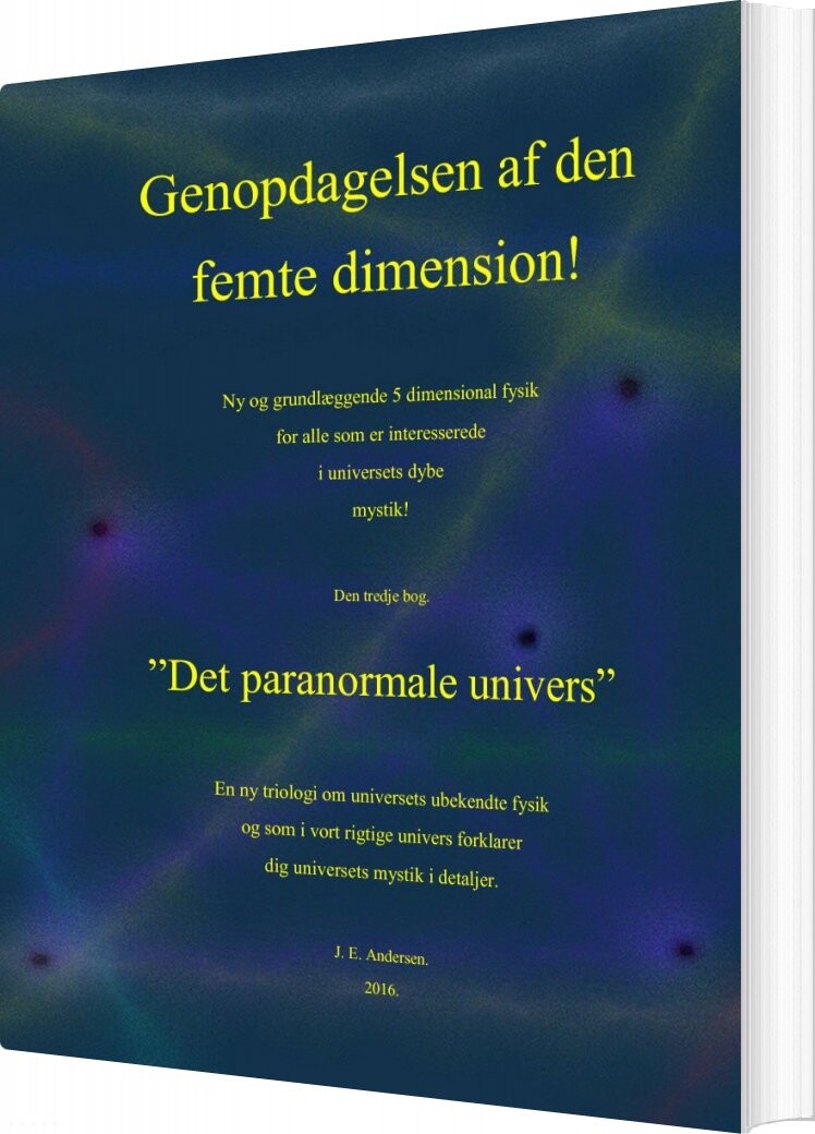 Billede af Det Paranormale Univers - J. E. Andersen - Bog