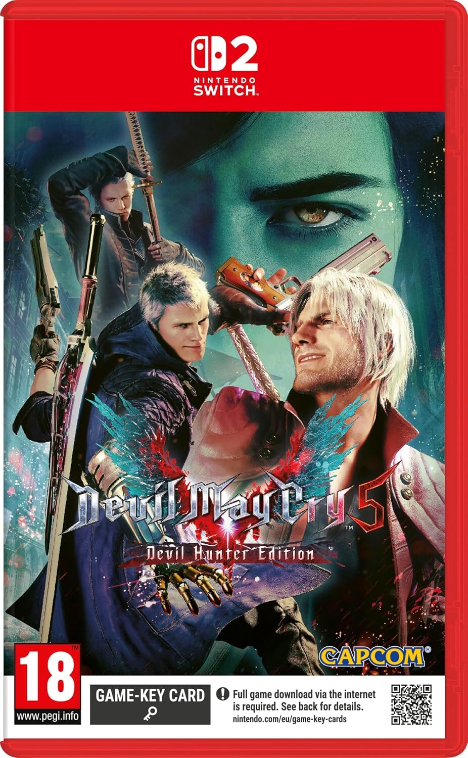 Devil May Cry 5 Devil Hunter Edition - Nintendo Switch 2 - Game-Key Card Spil - GEEKD.dk