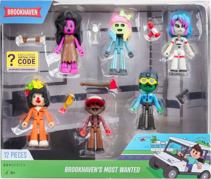 Roblox Figurer - Brookhaven - Most Wanted - 12 Dele - Devseries