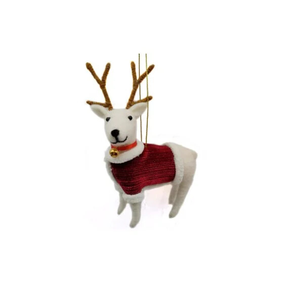 Se Dga - Wool Christmas Ornament - Deer (17761846) hos Gucca.dk