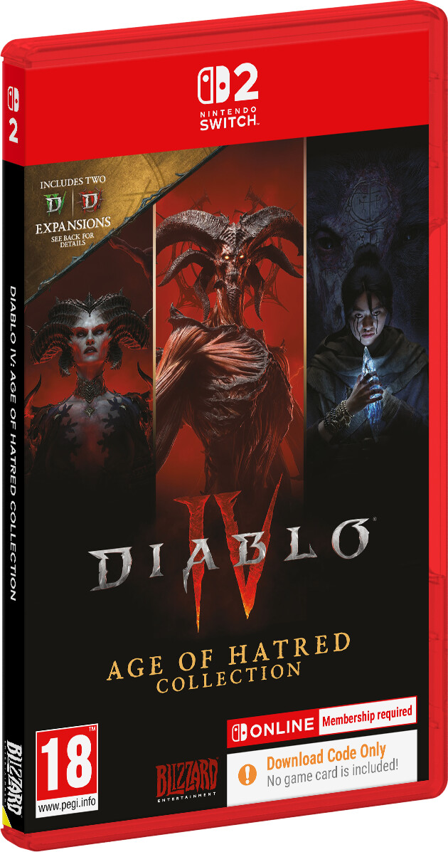 Diablo Iv Age Of Hatred Collection (code In A Box) - Nintendo Switch 2