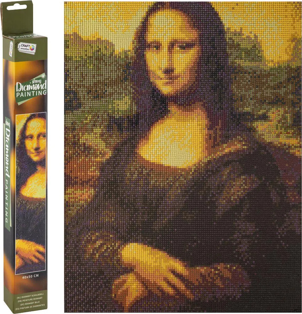 Billede af Craft Sensations - Diamond Painting - Mona Lisa - 40 X 50 Cm