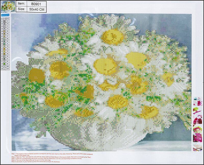CENTRUM Diamond Painting 40*50cm. BLOMSTER